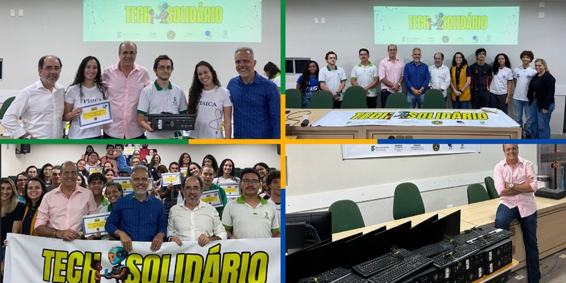 Projeto TECH Solidário doa 40 computadores para alunos do IFRN